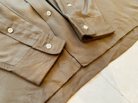 90s Polo Ralph Lauren Rayon Loop Shirt M Beige