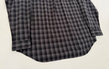 90s Polo Ralph Lauren BLAKE Shadow Plaid L/S Shirt L Black