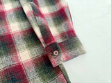 90s Pendleton Shadow Plaid Board Shirt L Red