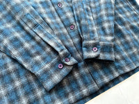 90s Pendleton ShadowPlaid Board Shirt XL Navy