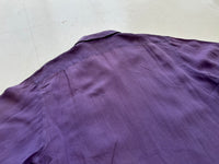 90s Polo Ralph Lauren Linen Loop Shirt XL Purple