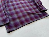 90s Pendleton Shadow Plaid Board Shirt XL Purple&Gray