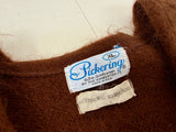 60s Pickering Mohair Cardigan XL DeepBrown
