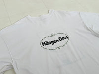 90s Haagen Dazs Icecream Cups T-shirt XL White
