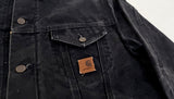 00s Carhartt Trucker Jacket 44 Black