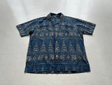 90s Polo Ralph Lauren CLAYTON Triangle Paisley Loop Shirt M