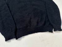 60s Diamond Mohair Cardigan M Black