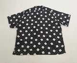90s Polo Ralph Lauren CLAYTON  Cloud Rayon Shirt XXL Black