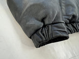 80s Eddie Bauer Leather Puffer Jacket L Black