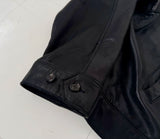 90s Polo Ralph Lauren Leather SwingTop jacket XXL Black