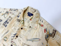 90s Polo Ralph Lauren VINTAGE CAMP Hemingway Loop Shirt L