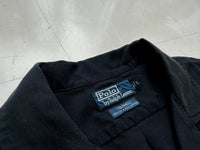 90s Polo RalphLauren CALDWELL Loop Shirt L Black