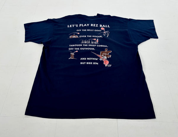 90s REZ BALL T-shirts XXL DeepNavy