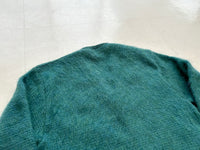 60s GrantCrest Mohair Cardigan L Emerald