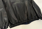 90s Polo Ralph Lauren Leather SwingTop jacket L Black