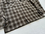 90s Pendleton Shadow Plaid Board Shirt L OD