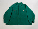 90s Carhartt Michigan Unlined Chore Coat XXL CU1058 Cactus Green