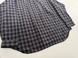 90s Polo Ralph Lauren BLAKE ShadowPlaid Shirt XXL Black&Gray