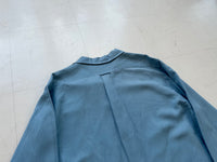 90s Polo Ralph Lauren Linen&Silk Loop Shirt L LightBlue