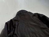 80s Eddie Bauer Leather Puffer Coat L