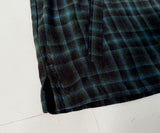 90s Pendleton Front Zip ShadowPlaid Jacket XL Green&Blue