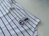 90s Majestic NY Yankees Jersey XL White Striped