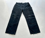 Carhartt Double Knee Pants 36x30 Black N14