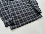 90s Pendleton Shadow Plaid Board Shirt M Black &Gray