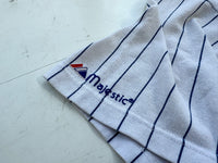 90s NY Yankees Majestic Striped Baseball Shirt XL