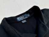 90s Polo Ralph Lauren 100%Cotton Polo Shirt L Black