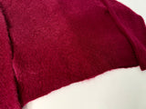 60s Rinaldo Mohair Cardigan L Burgundy