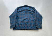 90s Pendleton Shadow Plaid Jacket L Turquoise