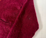 60s Rinaldo Mohair Cardigan L Burgundy