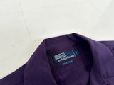 90s Polo Ralph Lauren 100%Rayon L/S Shirt S DeepPurple