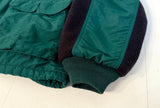 90s Eddie Bauer Nylon&Fleece Fishing Jacket L Green