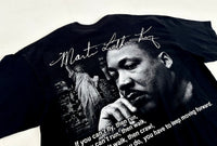Used Martin Luther King Jr T-shirt XXL Black