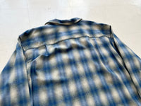 90s Pendleton Shadow Plaid Board Shirt XXL Blue