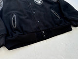 CHALK LINE NFL RAIDERS Varsity Jacket XL Black