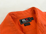 RLX Polo Sport Cotton L/S Shirt L Orange