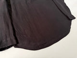 90s Polo Ralph Lauren WHITFIELD Linen L/S Shirt XL Black