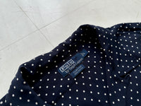 90s Polo Ralph Lauren CLAYTON Polka Dot Rayon Loop Shirt L