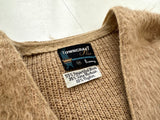 60s TOWNCRAFT Mohair Cardigan M Camel