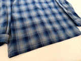 90s Pendleton Shadow Plaid Board Shirt M Blue