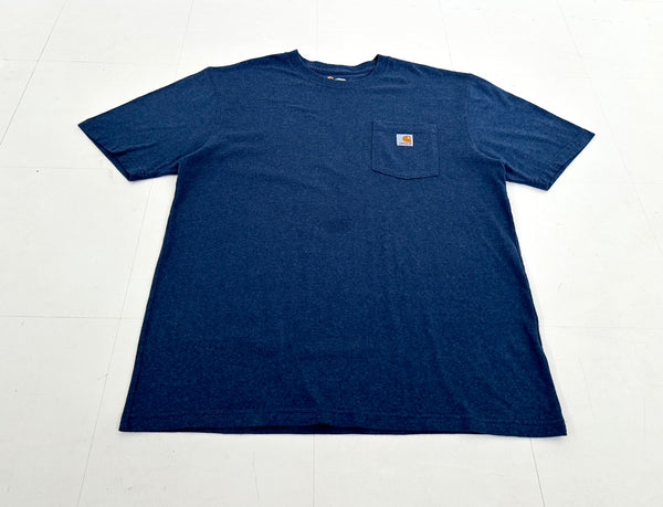 Used Carhartt Pocket T-shirt L DeepBlue
