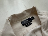 90s Polo Ralph Lauren CALDWELL Loop Shirt L Off White