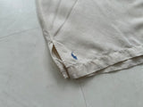 90s Polo Ralph Lauren CALDWELL Loop Shirt L Off White