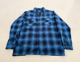 90s Pendleton Shadow Plaid Board Shirt L Blue