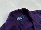 90s Polo Ralph Lauren Rayon L/S Loop Shirt L Deep Purple