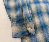 90s PENDLETON Shadow Plaid Board Shirt L TurquoiseBlue