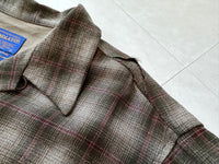 90s Pendleton ShadowPlaid Board Shirt L Khaki